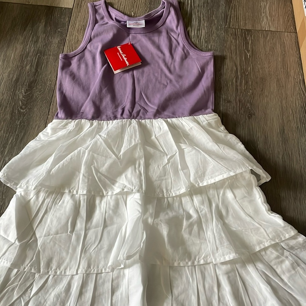 Purple and white Hannah Anderson dress new with tags